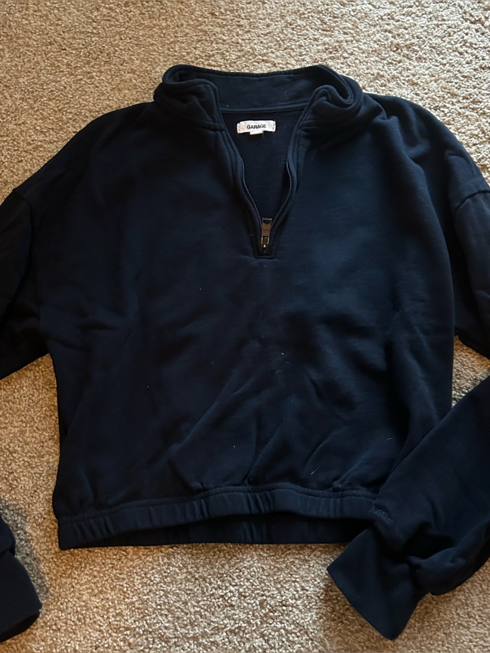 Garage quarter zip
